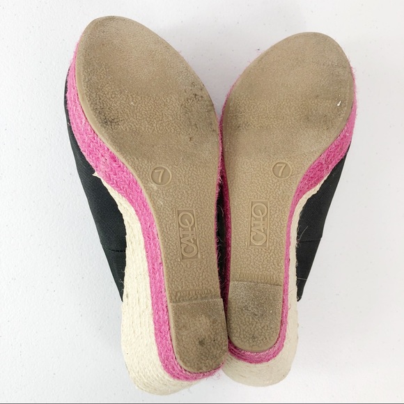 Cato Wedge shoes black size 7 (#(36) - Picture 8 of 8